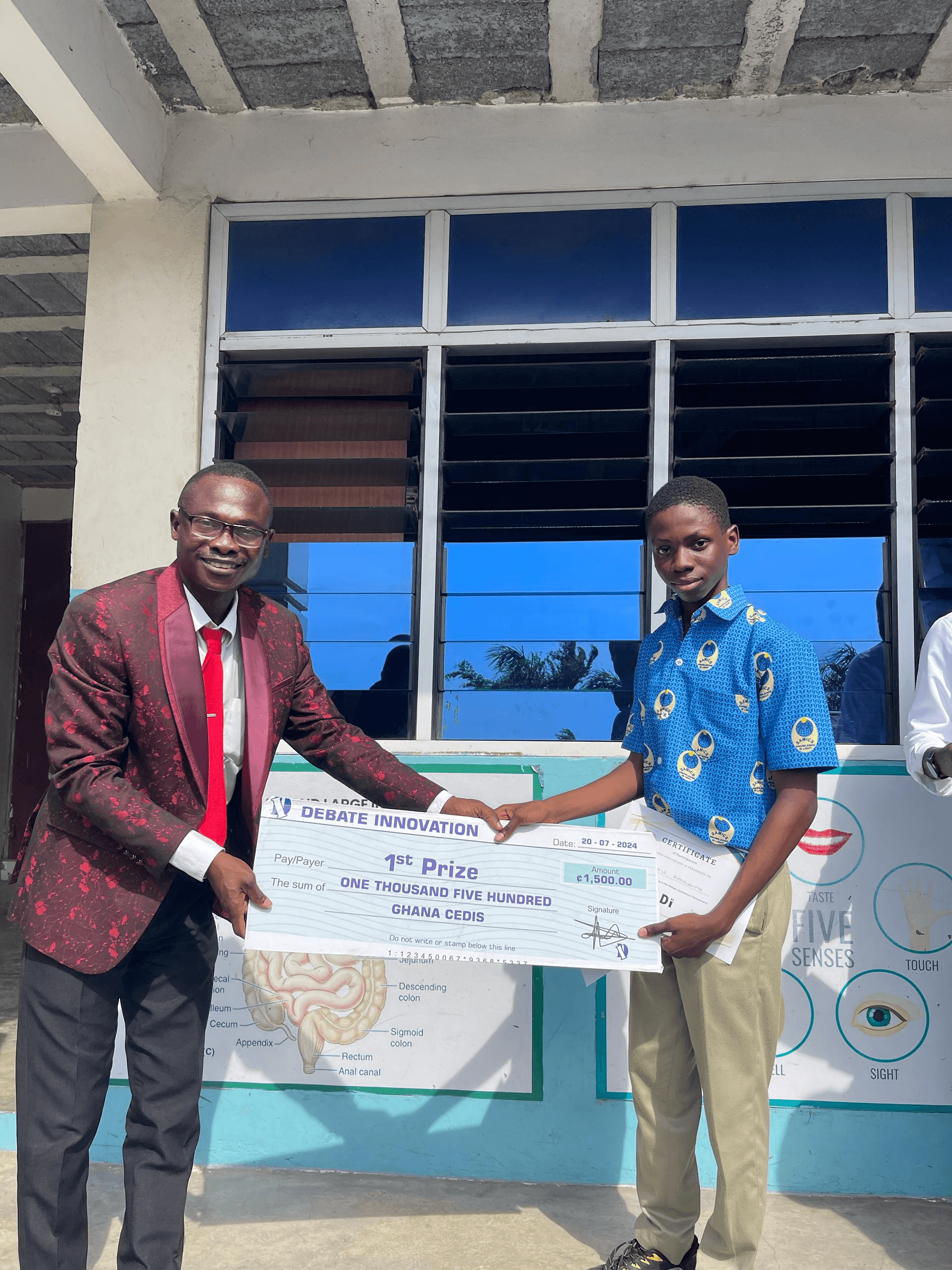 Recognised for taking part